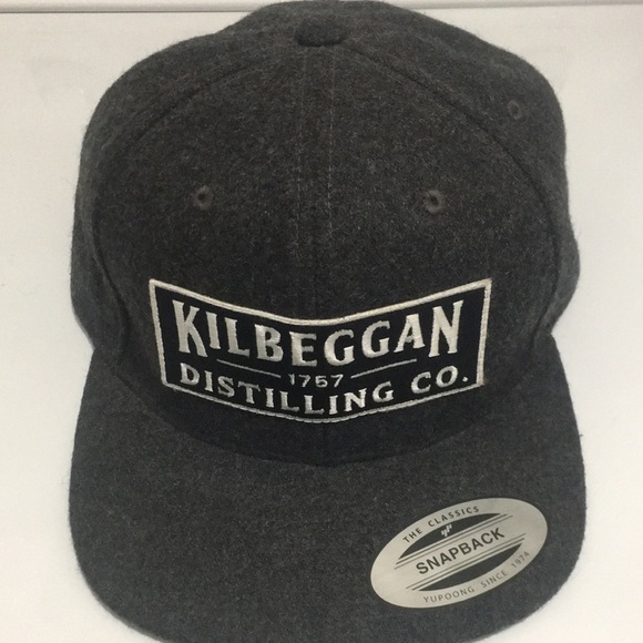 NWT Kilbeggan Distilling Co 1757 Hat SnapBack adjustable cap gray wool NWT - Picture 1 of 9